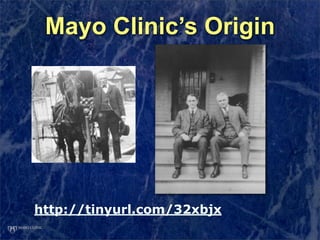 Mayo Clinic’s Origin




http://tinyurl.com/32xbjx
 