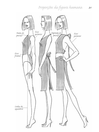 Proporções da figura humana 31
Ponta do
pescoço
Eixo
frontal
Linha de
equilíbrio
Eixo
posterior
Eixo
posterior Depressão do
pescoço
5eChap1.qxd:4eChap. 01v4 11/08/11 13:31 Page 31
 