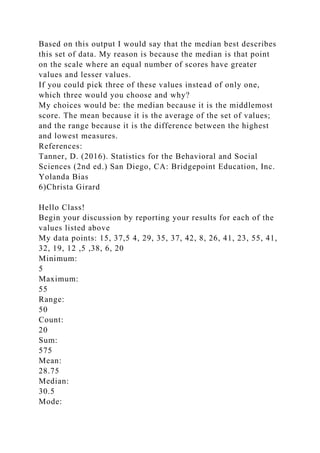 #06198 Topic PSY 325 Statistics for the Behavioral & Social Scien.docx