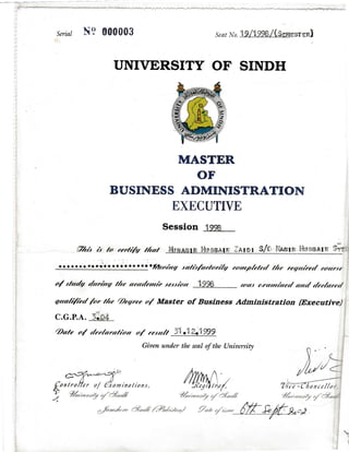 MBA Degree | PDF
