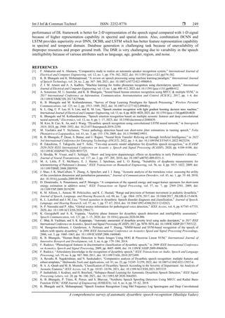 A comprehensive survey of automatic dysarthric speech recognition | PDF