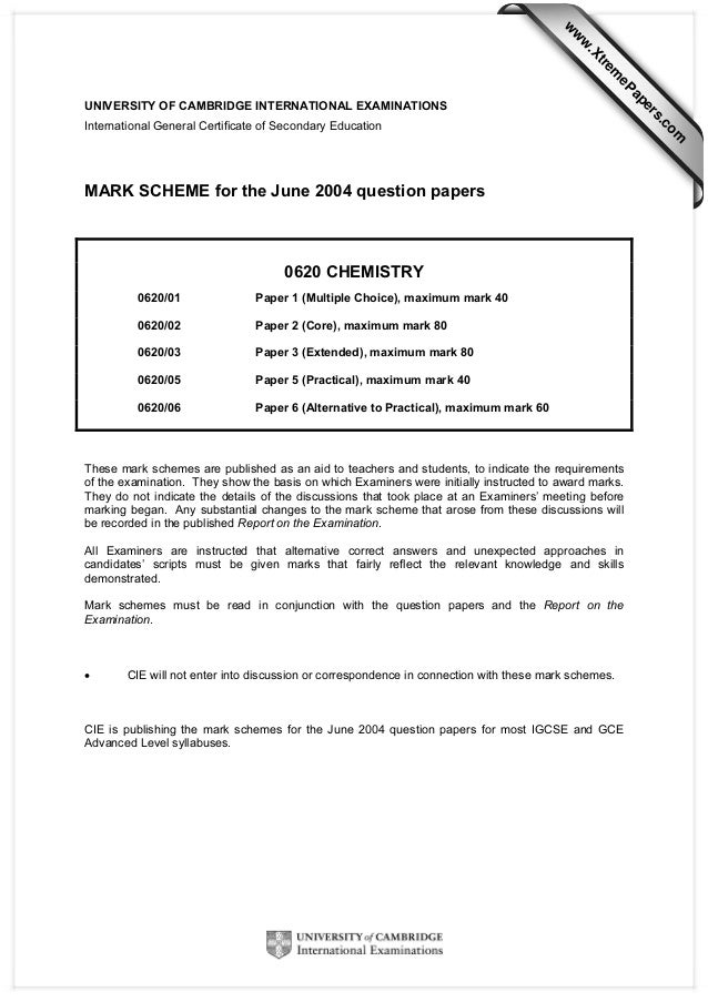 0620 s04 ms 2004 ap chemistry free response answers form b