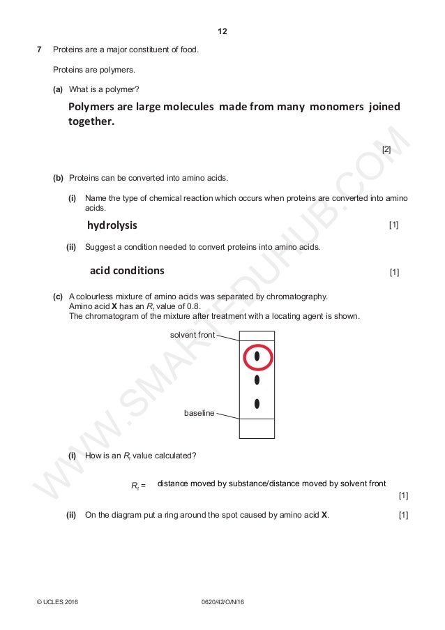 Solved 0620 W16 Qp 42 Igcse Chemistry Solved Past Paper Solved 0620 W16 Qp 42 Igcse Chemistry Solved Past Paper
