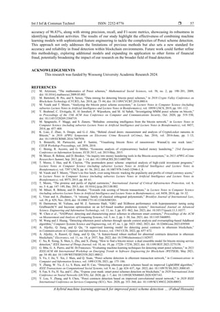 A hybrid machine learning approach for improved ponzi scheme detection ...