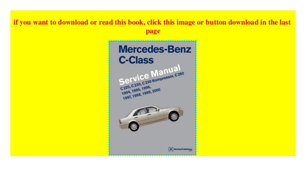 Manuel Dutilisation Mercedes Classe C W202 Pdf