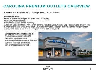 Carolina Premium Outlets On Site Advertising Opportunities | PPT