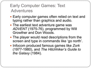 Weeks 6, 7 Game Design | PPT