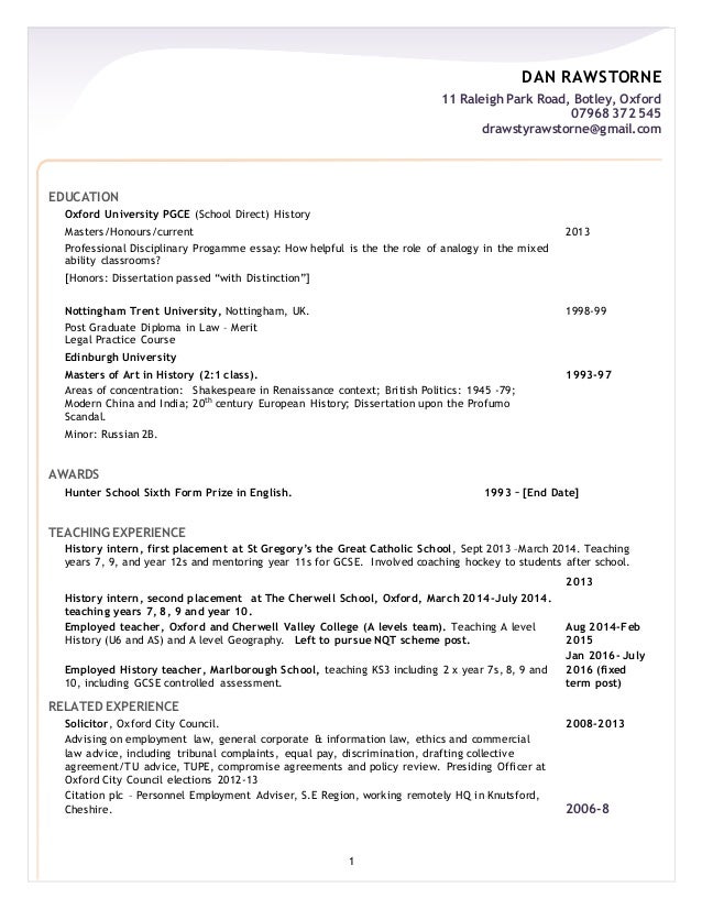 trainee solicitor cv