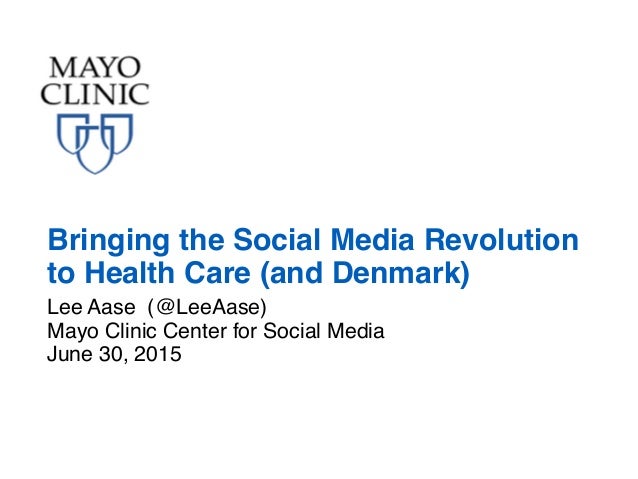 Bringing The Social Media Revolution To Health Care And