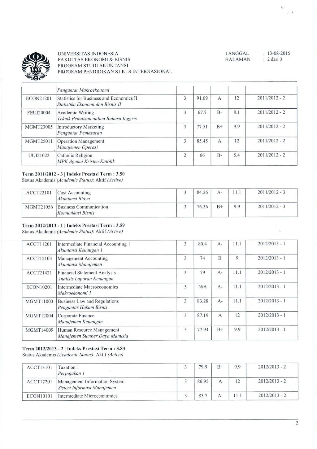 Transcript UI
