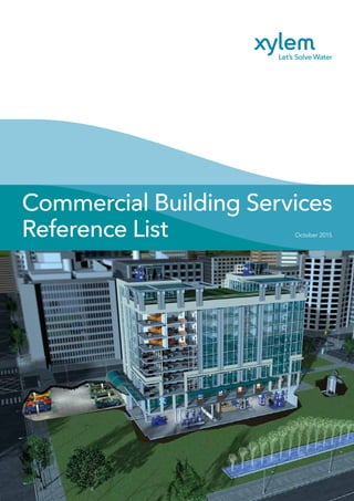 Commercial Building Services
Reference List October 2015
 