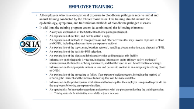 Bloodborne Pathogen ECP | PPT