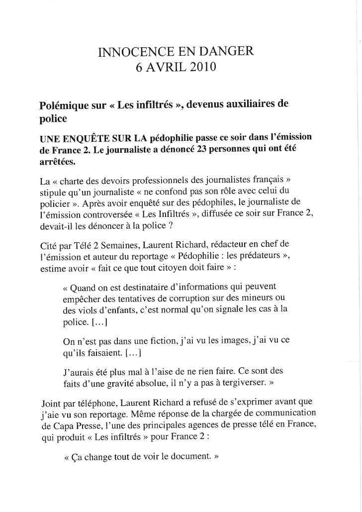 REVUE DE PRESSE DU 6 AVRIL 2010 (1)