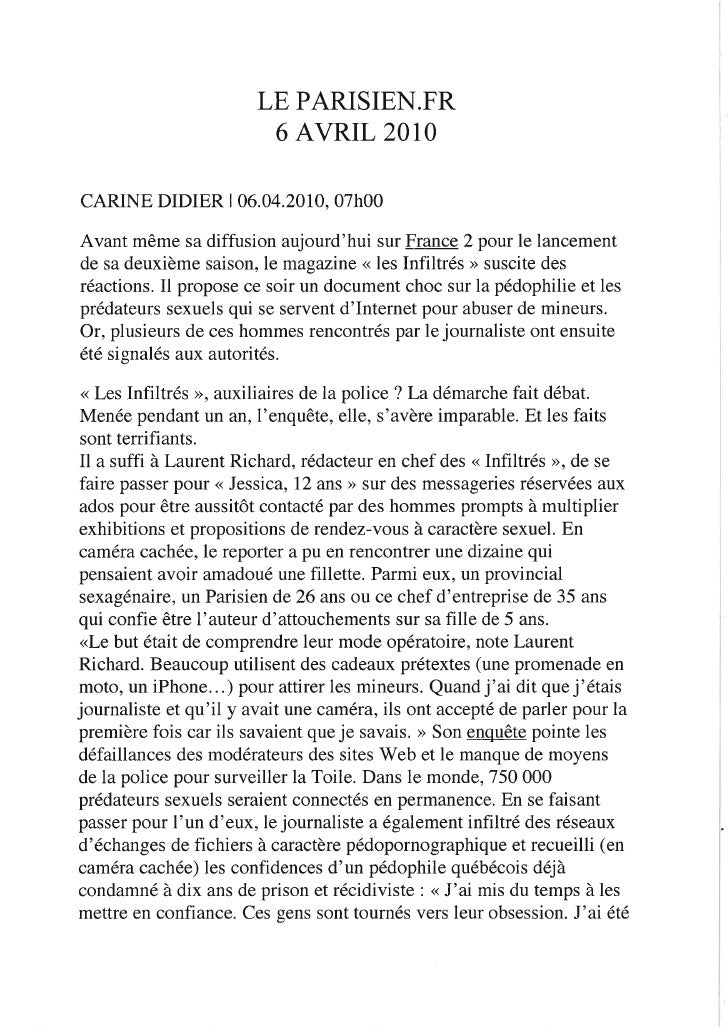 REVUE DE PRESSE DU 6 AVRIL 2010 (1)