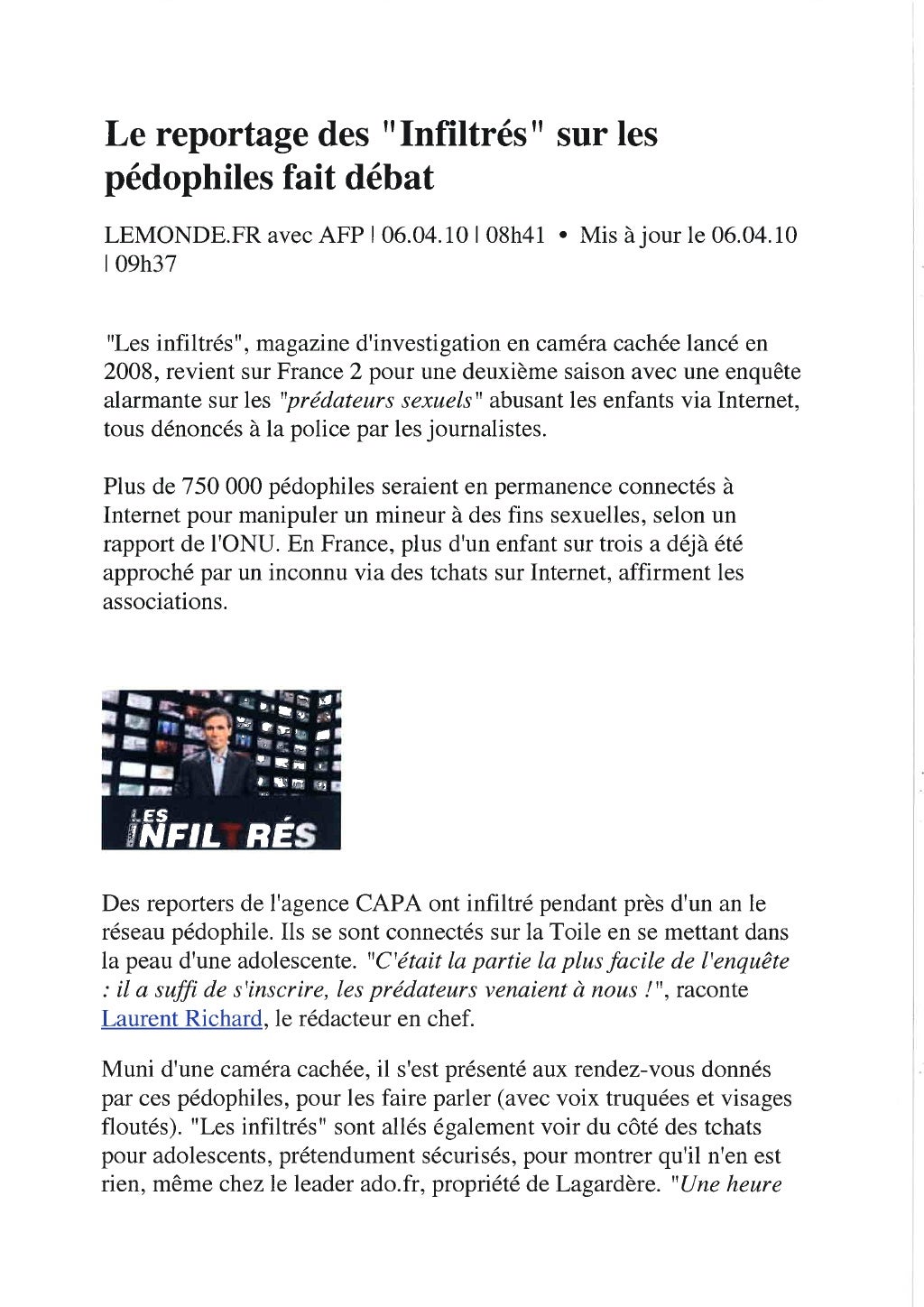 REVUE DE PRESSE DU 6 AVRIL 2010 (3)
