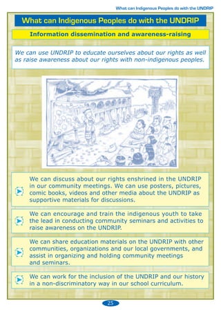 Indigenous People: Learn and exercise your rights