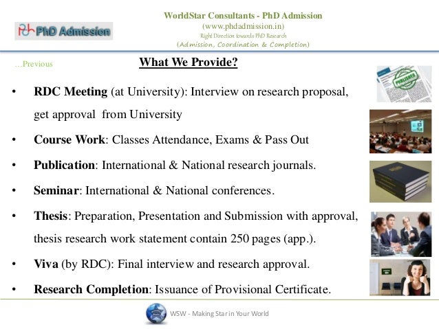 thesis preparation submission ppt download