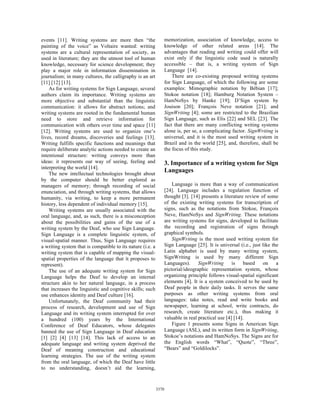Deaf Culture and Sign Language Writing System – a Database for a New ...