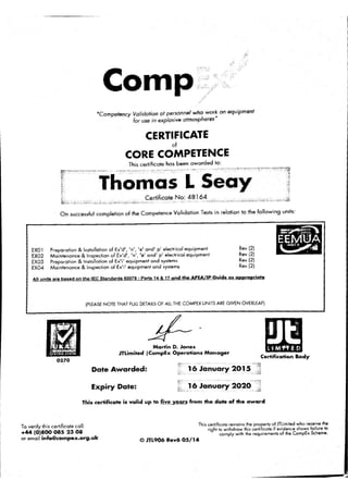 T Seay CompEx