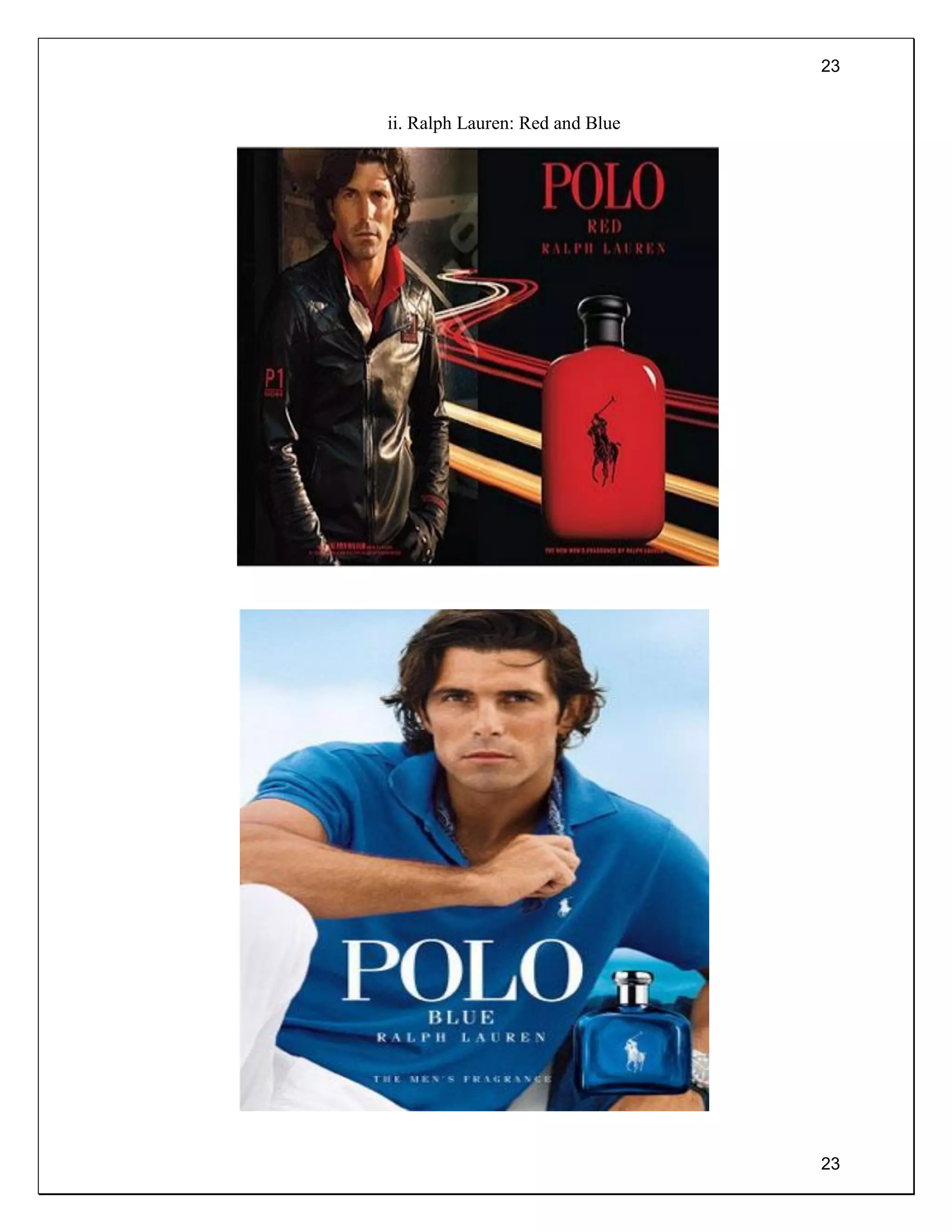 23
23
ii. Ralph Lauren: Red and Blue
 