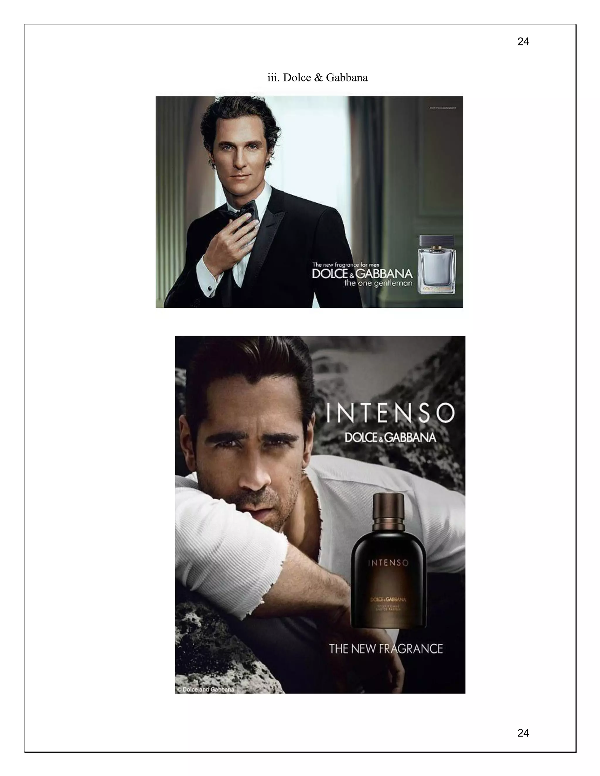 24
24
iii. Dolce & Gabbana
 