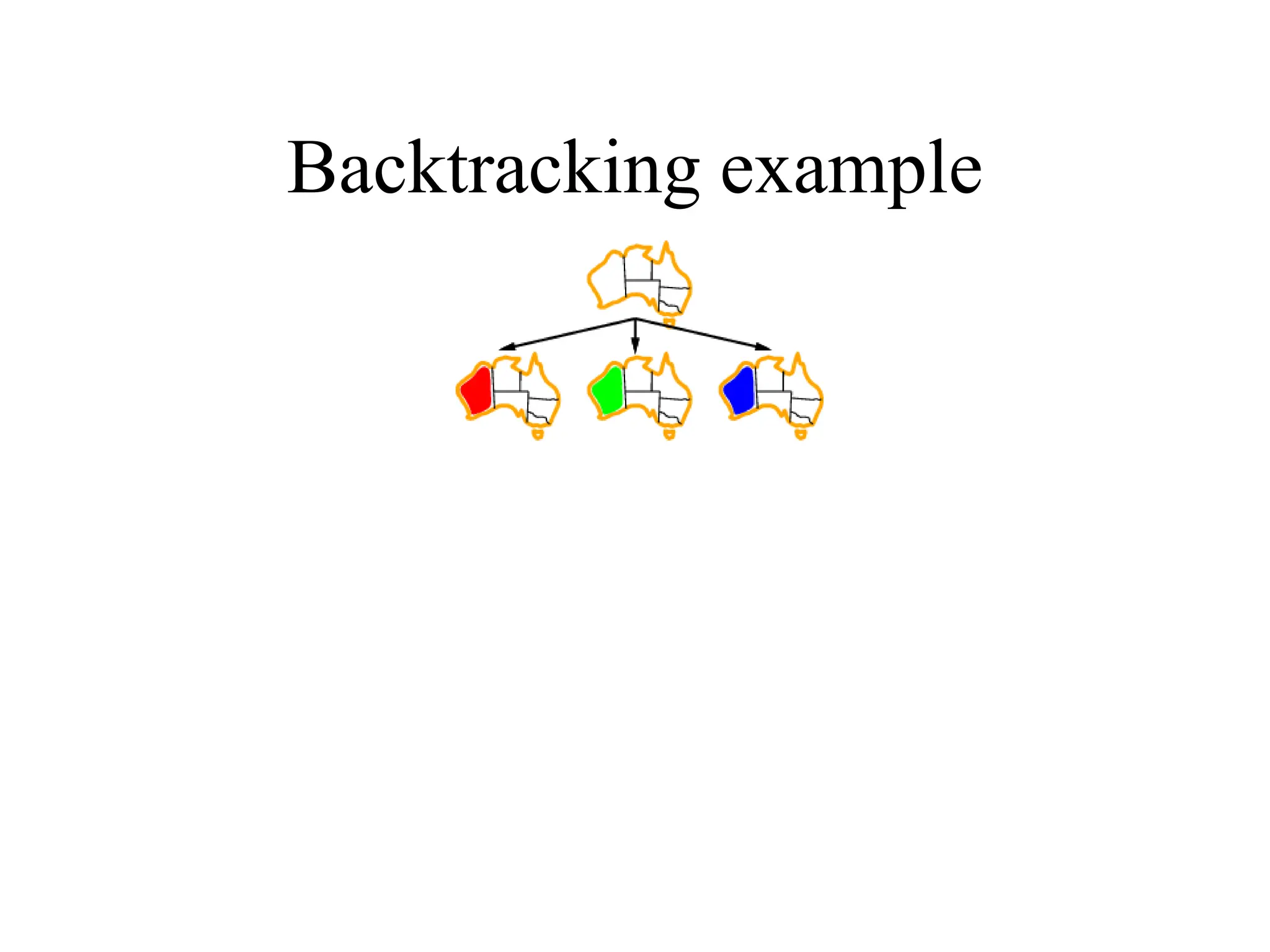 Backtracking example
 