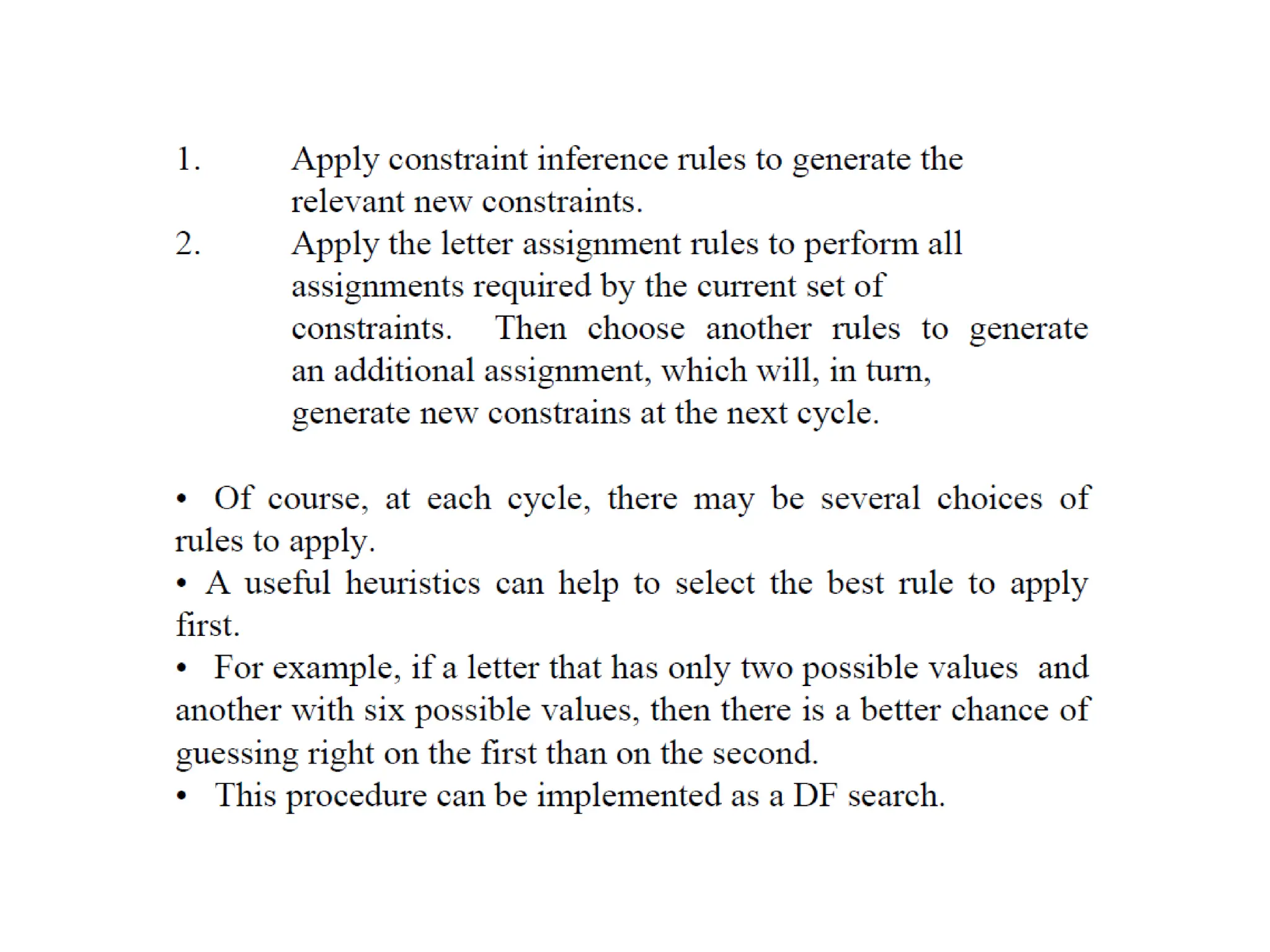 A PPT on Constraint Satisfaction problems