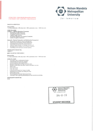 Syllabi