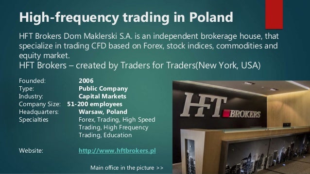 Forex high frequency trading broker