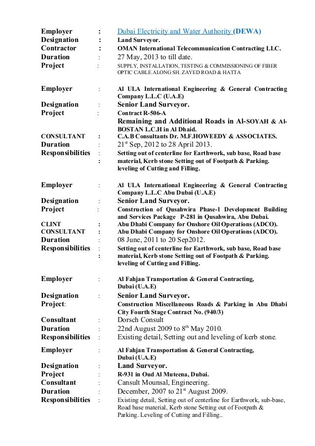 Land Surveyor Updated CV Land Surveyor Updated CV