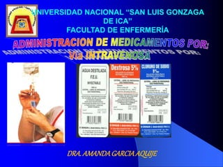 UNIVERSIDAD NACIONAL “SAN LUIS GONZAGA
DE ICA”
FACULTAD DE ENFERMERÍA
DRA.AMANDAGARCIAAQUIJE
 