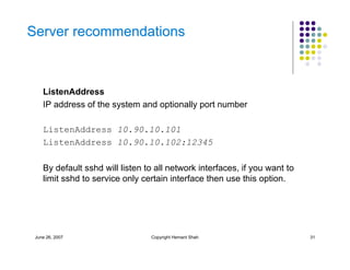 Listenaddress 0696-ssh-the-secure-shell.pdf