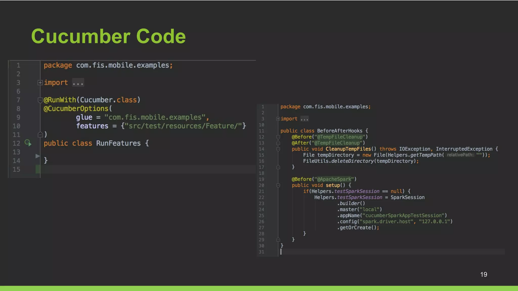 Cucumber Code
19
 