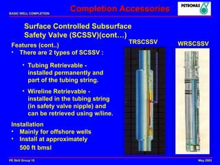 Scssv Problems 06a-accessories for oil and gas completion.ppt