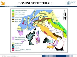 DOMINI STRUTTURALI
Dr. Geol. Massimo Compagnoni
 