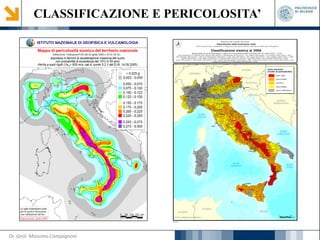 CLASSIFICAZIONE E PERICOLOSITA’
Dr. Geol. Massimo Compagnoni
 