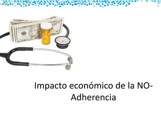 Impacto económico de la NO-
Adherencia
 