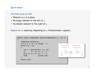Advanced Topics Sorting | PDF | Programming Languages | Computing
