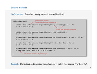 Advanced Topics Sorting | PDF | Programming Languages | Computing