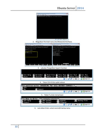 Laporan Installasi ubuntu server | PDF
