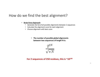 How do we find the best alignment?
33
 