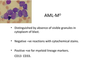 AML vs ALL 5th Semester | PPT