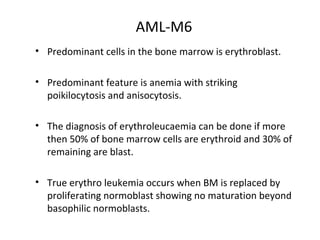 AML vs ALL 5th Semester | PPT