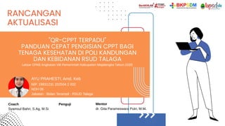 Panduan Cepat Pengisian CPPT dengan QR-CPPT Terpadu di RSUD Talaga | PDF
