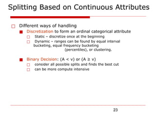 Discretized Classification Processing Basic Process of Classification with Example | PPTX