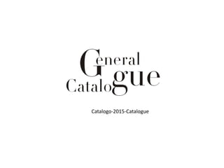 Catalogo-2015-Catalogue
 