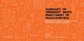 Ordinary Men's Enactment of Masculinities | PPT