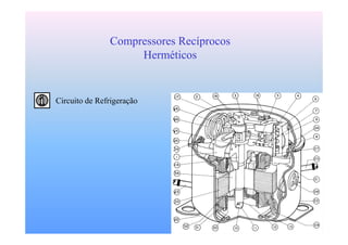 33
Compressores Recíprocos
Herméticos
Circuito de Refrigeração
 