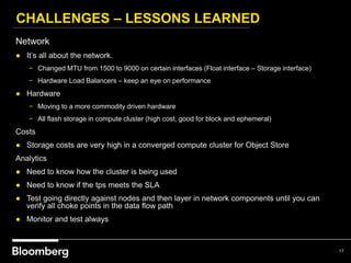 Ceph at Work in Bloomberg: Object Store, RBD and OpenStack | PPTX