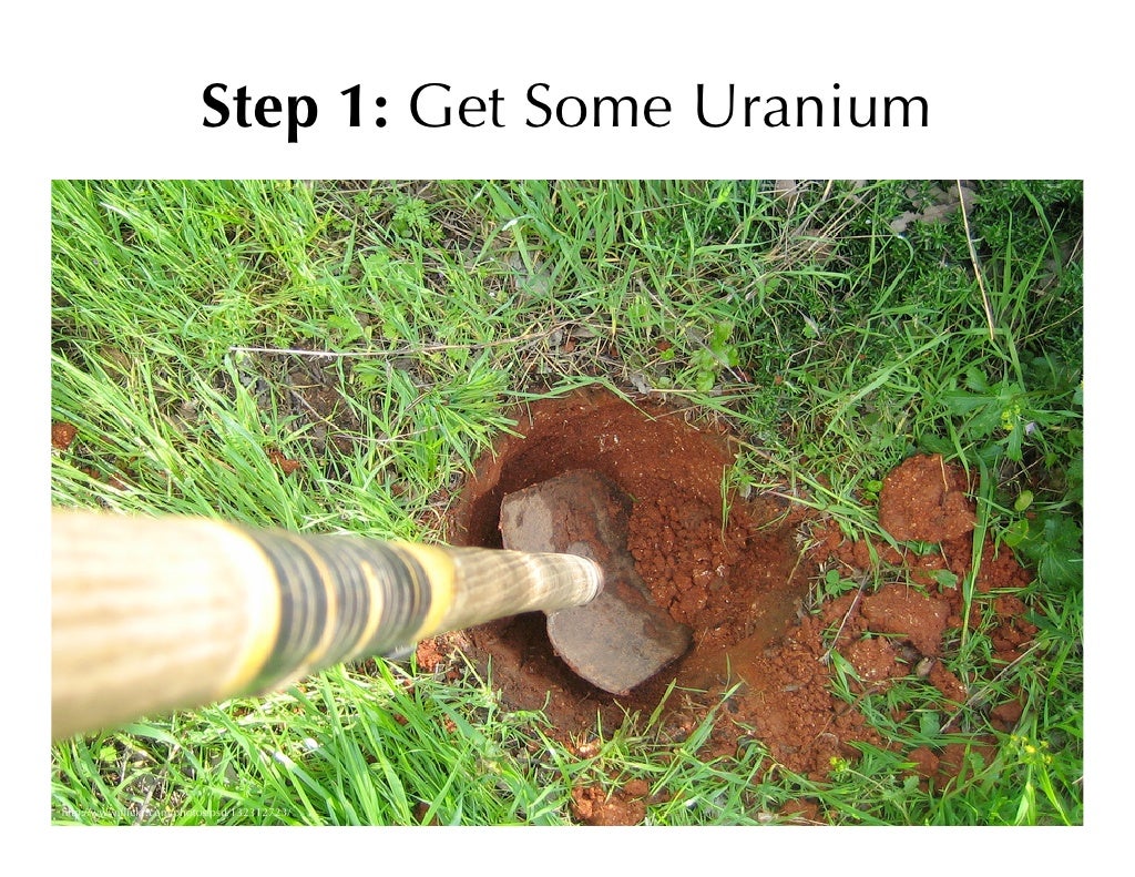 Step 1 Get Some Uranium